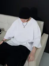 男女兼用 ゆったりしたシルエットの七分袖Tシャツ【夏向け・快適デザイン】