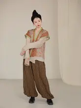 春夏用 半袖唐風漢服【花柄・スリムなシルエット・オフィス向け】