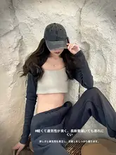 ビンテージ風のブラックキャップ【軟らかいツバ・男女兼用・カジュアルデザイン】