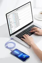 データケーブル iPhoneユーザー 車内使用 Type-CからLighting 2メートル 急速充電