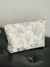 女性用 大容量化粧ポーチ【携帯便利・高級感・洗面用具収納】