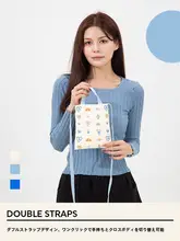 スマホポーチ ミニショルダー レディース バイカラー おしゃれ 着回し リゾート 通勤 お出かけ 「OCE」