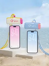 スマホ防水ポーチ タッチパネル対応 クリア 密閉 水中撮影 水泳 プール ダイビング