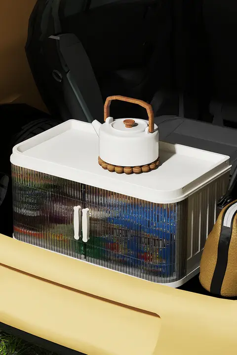 車用収納ボックス【折りたたみ式・アウトドア・プラスチック製・トランク整理用】