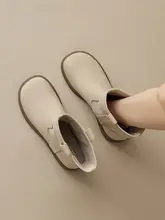 秋冬用 レトロデザインのショートブーツ【スエード・太ヒール・チェルシーブーツ】