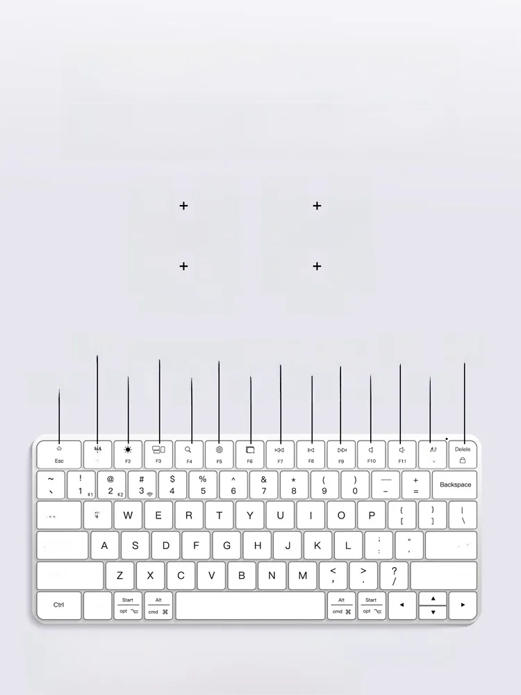 iface mall 超静音ワイヤレスBluetoothキーボード：多機種対応でパソコン作業効率化を実現