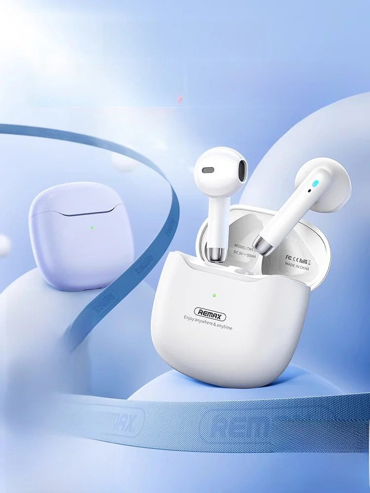 REMAX BluetoothイヤフォンTW-S19：半入耳式で30時間バッテリーと快適装着を実現
