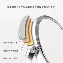 両面化粧鏡【シンプルデザイン・卓上・拡大鏡】