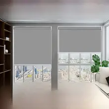 2.5m 高防晒全遮光ロールカーテン【穴あけ不要・寝室・オフィス・トイレ用】