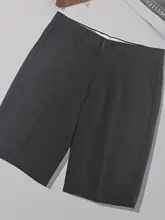 夏用ビジネスカジュアル五分丈パンツ【直筒・ゆったり・フィット・多用途】