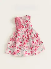 ワンピース キッズ ガールズ ノースリーブ 花柄 レース Aライン フレンチ風 ヴィンテージ きれいめ 夏