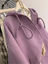 大きいサイズ アメリカンヴィンテージ フード付き長袖スウェットシャツ【春秋用・薄手・ゆったりカーディガン・ジッパー付き】