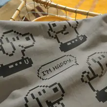 カジュアルなアニメ風犬デザインTシャツ【ユニセックス・綿素材・ゆったりフィット・短袖】
