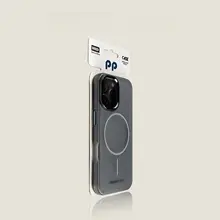 iPhone用ケース【薄型・磁気吸着・透明フレーム・高級感】