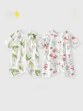 ベビー用春夏用スリープローブ【コットン製・男女兼用・可愛いデザイン】（セットアップ対応）