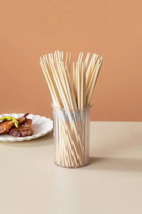 高級使い捨て箸【食品グレード・楠竹製・尖頭タイプ】