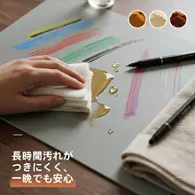 おしゃれなデスクマットと収納ボックス【皮革製・オーガナイザー・デザインラック】（セットア ップ対応）