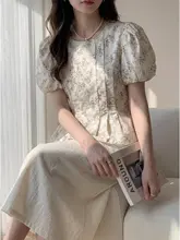 特別なデザインの美しいブラウス【春夏用・高級感・大きいサイズ】