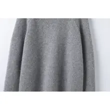 加厚のニットセーター【ラウンドネック・100%純山羊绒・秋冬向け・ゆったりシルエット】