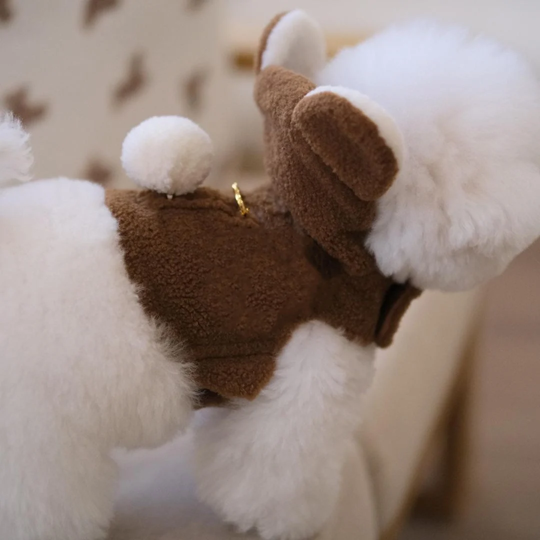 可愛いパンダデザインのリードハーネスとリーシュ：小型犬向け秋冬保温モデルの実用性解析