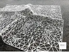 立体的な透かし模様の生地【デザイン素材・空間デザイン用】