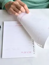 システム手帳 リフィル ルーズリーフ A5 6穴 20穴 シンプル ビジネス 替え芯 「PLEPIC」