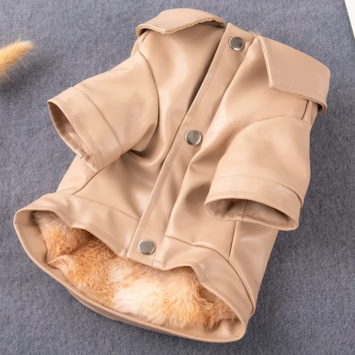 ペット用 冬用 ダブルレイヤー 厚手 コート【暖かいフリース裏地・リバーシブル・犬用・猫用】