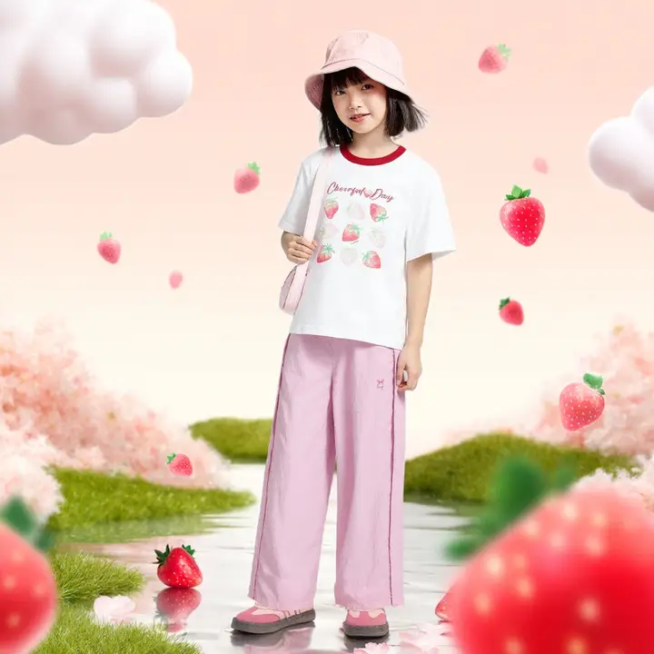 ワイドパンツ キッズ 女の子 吸汗速乾 通気性 ルーズ カジュアル ロングパンツ 夏