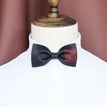 中国風 喜字デザインの男性用 赤と黒の蝶ネクタイ【結婚式用・国潮スタイル】