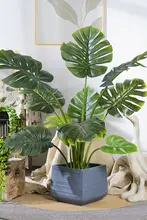 モンステラ フェイクツリー ポット インテリア装飾 グリーン植物