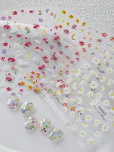 春の小花デザイン ネイルシール【クリスタル立体装飾・ネイルアート用】
