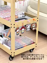 アイロンビーズ 収納ワゴン 221色フルセット 完成品 引き出し式 キャスター付き 多段 フロアタイプ ツール収納 ラック