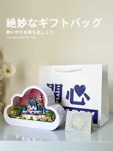 手作りDIY 誕生日ギフト ミラー付き かわいい雲デザインのナイトライト【友情・カップル向け】