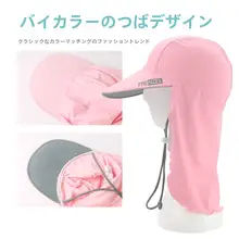 軽量で快適な日焼け防止用スイミングキャップ【長めのネックカバー・親子兼用】