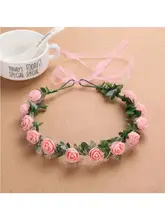 花冠付きヘアアクセサリー【幼稚園行事・撮影用・旅行用】