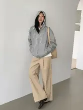 復古風コーデュロイパンツ【フィット・秋用・ワイドレッグ】