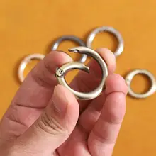 スプリングオープニングリング【キーリング・DIY用・丸型・財布・バッグ用金具】