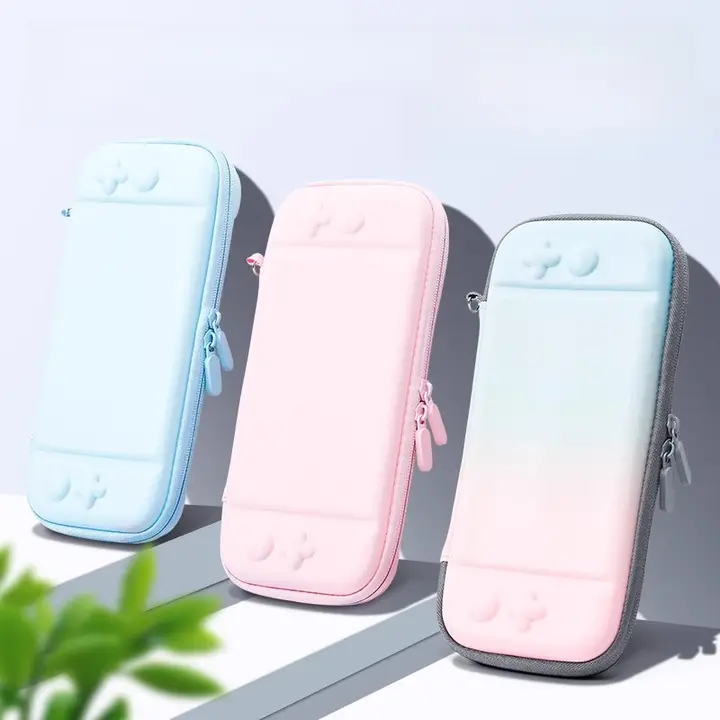 Nintendo Switch用ハードシェル収納ケース【持ち運び便利・充電器・ゲームカードポケット付き】