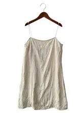 オリジナルデザインの復古スタイル夏用シルクキャミソールワンピース【エレガントなジャカード織り】