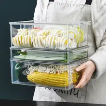 冷蔵庫用収納ボックス【食品保存・引き出し型・キッチン整理用】