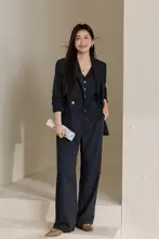 極上の柔らかさ！シンプルなデザインのスーツジャケットとパンツ【ビジネス・大きいサイズ対応・三点セット（セットアップ対応）】