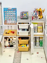 高性能おもちゃ収納ボックス【多機能・子供用・リビング用・おしゃれ】（セットアップ対応）
