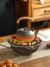 家庭用電陶炉セット【冬季用・ティーポット・フック付き・室内用】