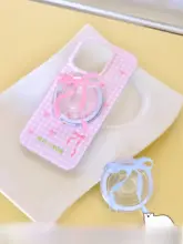 iPhone対応 磁吸スマホスタンド【リボンデザイン】