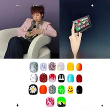 高品質手作りネイルチップ【応援デザイン・各種バリエーション】（セットアップ対応）