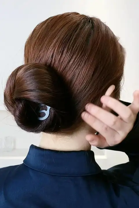 新中式のU型ヘアピン【四歯・ヘアアップ対応・隠れたデザイン】