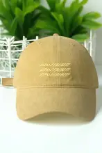 女性用ワイドブリム刺繍キャップ【大きめ・深めのデザイン】