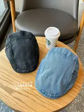 デニムキャップ メンズ【ストリートスタイル・ブリティッシュ風・レトロ・バケットハット】