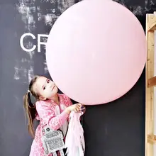 マカロンカラーの大きなバースデーバルーン【店舗開業・お祝い用・空気入れ可能】