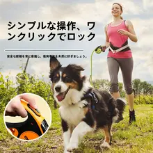 コーギー用伸縮リード【小型犬用・ハーネス付き・ペット用】